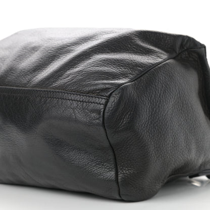 Givenchy Pebbled Calfskin Medium Bolt Stud Pandora Black 9 of 11