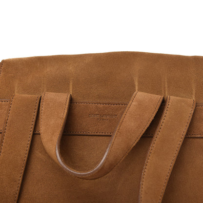 Saint Laurent Suede Calfskin Fringe Festival Backpack Light Ocre 12 of 12