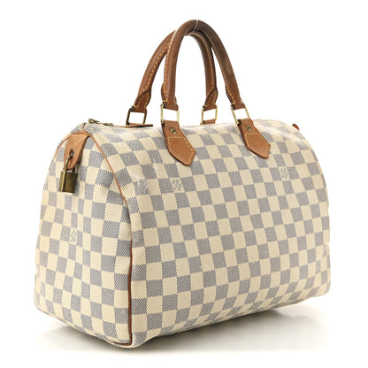 Louis Vuitton Damier Azur Speedy 30 3 of 13