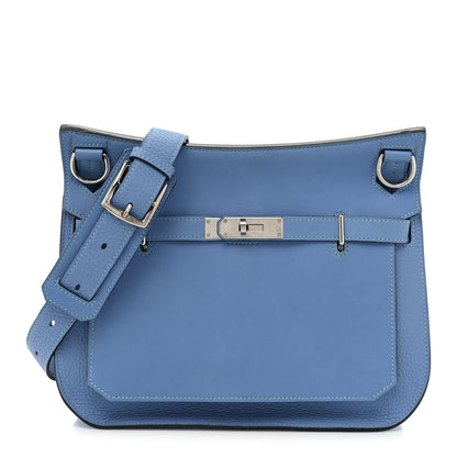 Hermes Taurillon Clemence Swift Jypsiere 28 Bleu Paradis 1 of 12