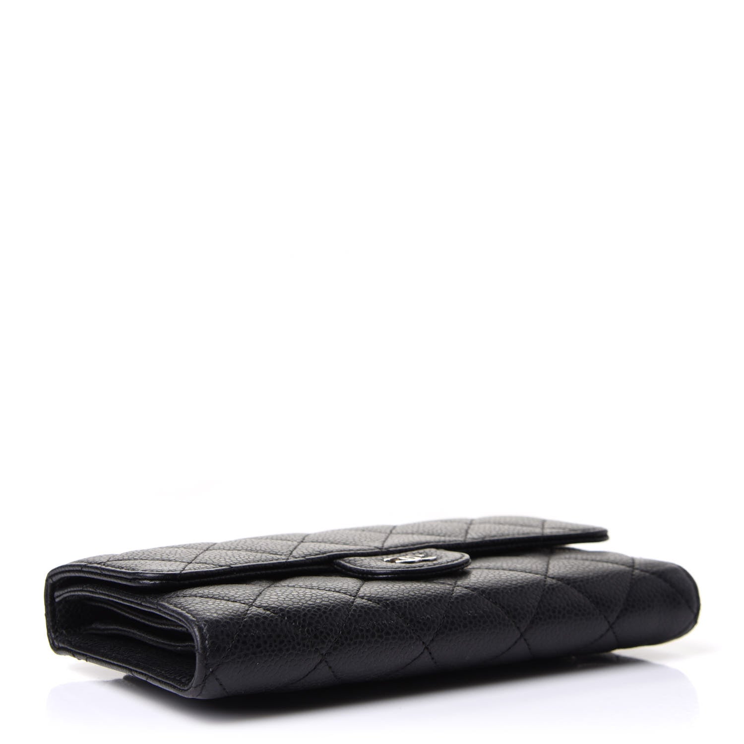 Chanel Caviar Quilted Large Flap Wallet Black 4 of 11