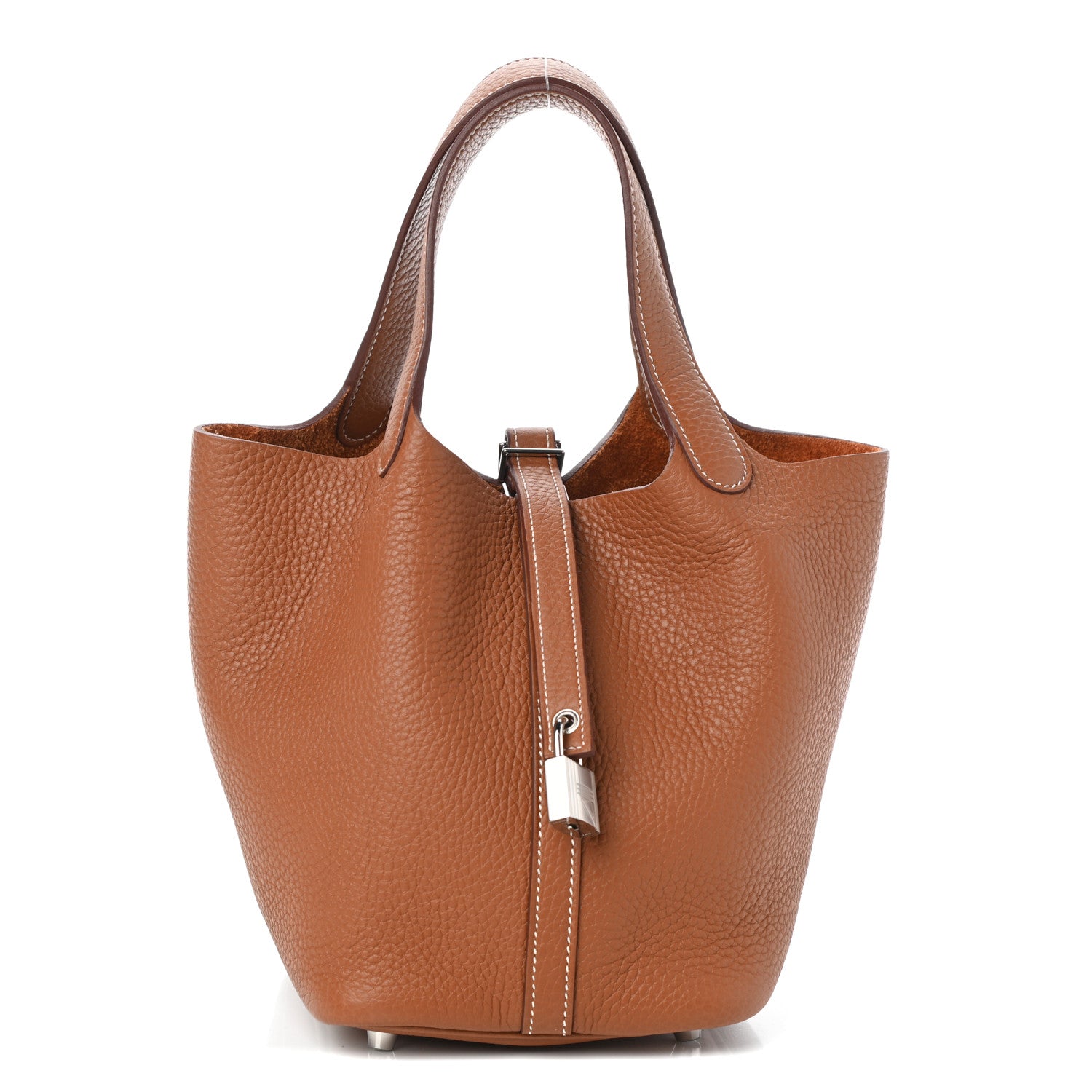 Hermes Taurillon Clemence Picotin Lock 18 PM Gold 1 of 9