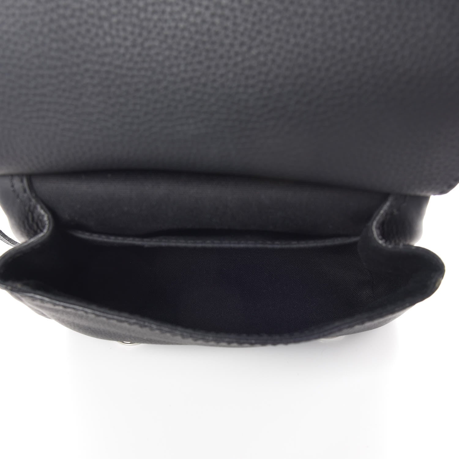 Burberry Soft Grain Calfskin Baby Bridle Saddle Bag Black 5 of 14