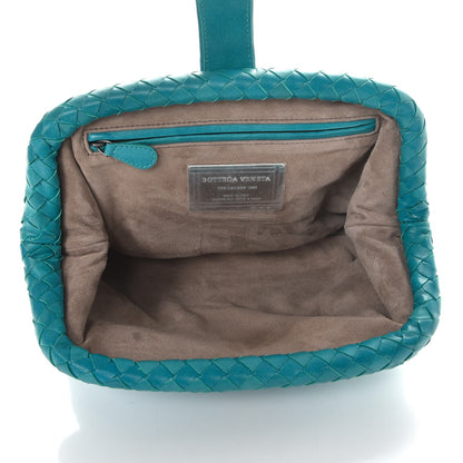 Bottega Veneta Nappa Intrecciato The Lauren 1980 Clutch Aqua 5 of 8