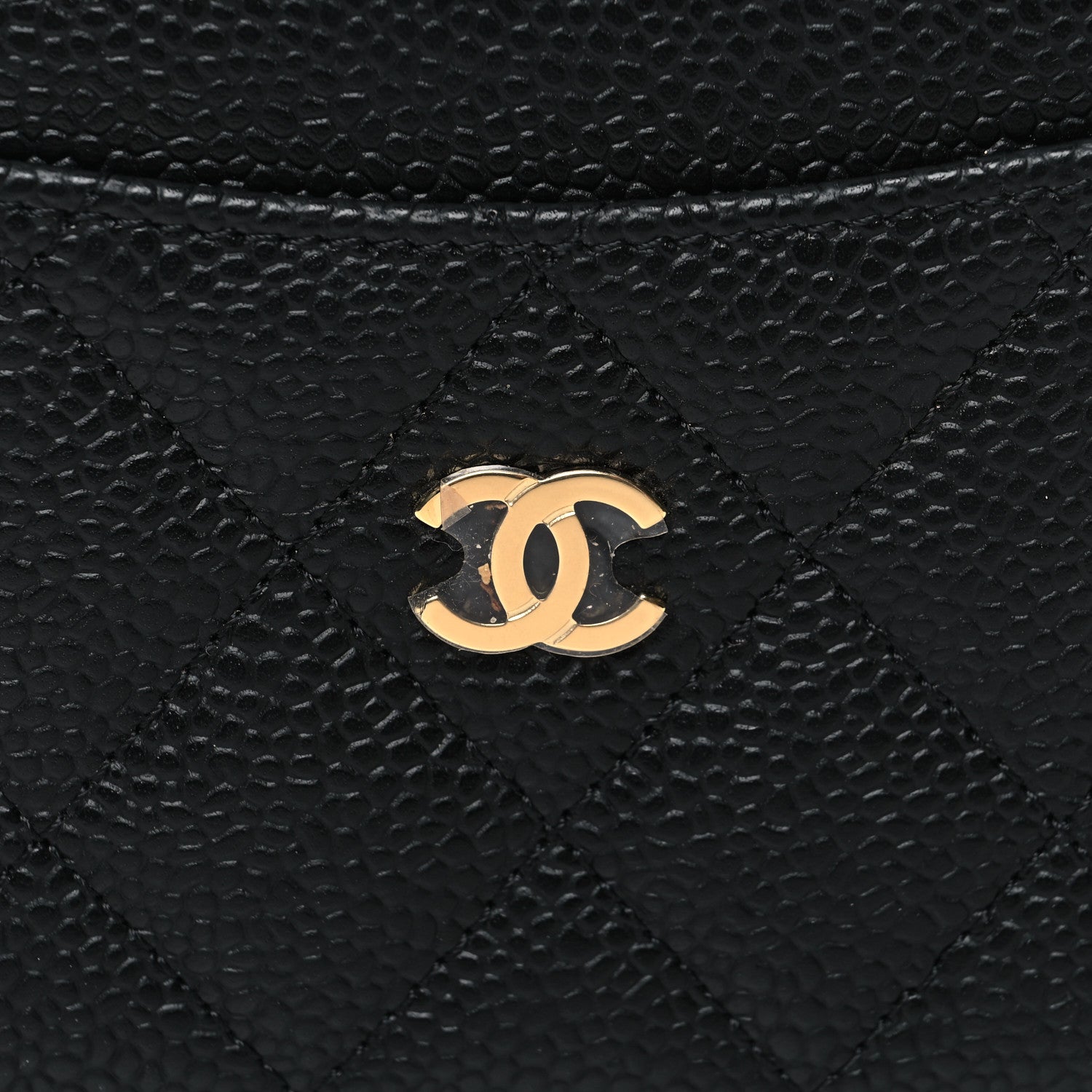 Chanel Caviar Quilted Card Holder Black 9 of 9