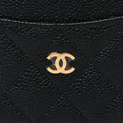 Chanel Caviar Quilted Card Holder Black 9 of 9