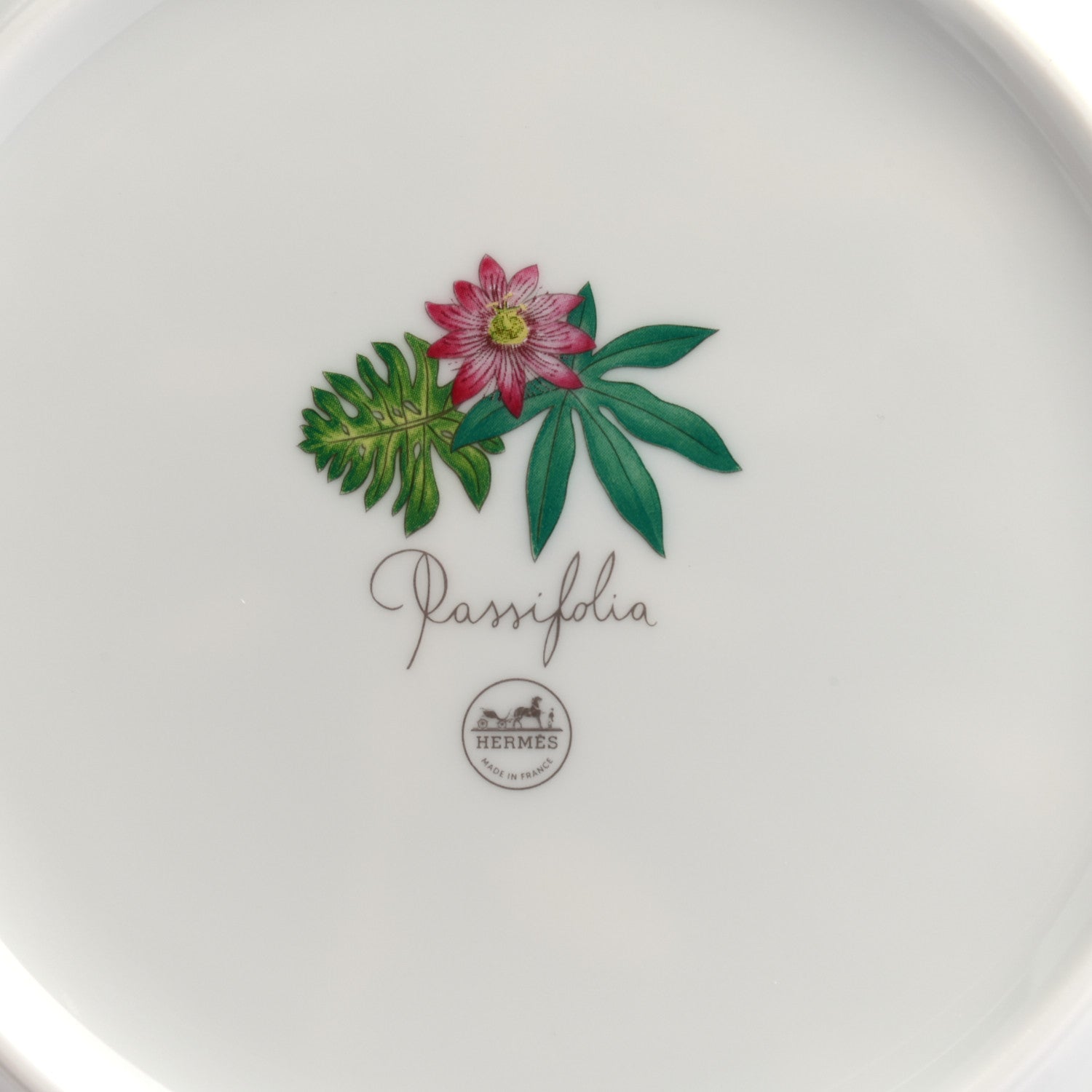 Hermes Porcelain Passifolia Dinner Plate 5 of 7