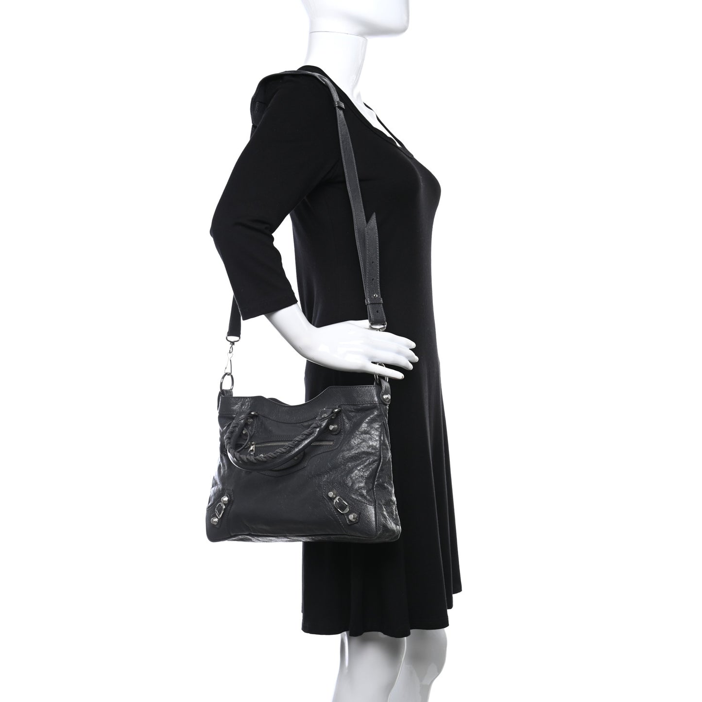 Agneau Giant 12 Silver Hardware Town Gris Fossile