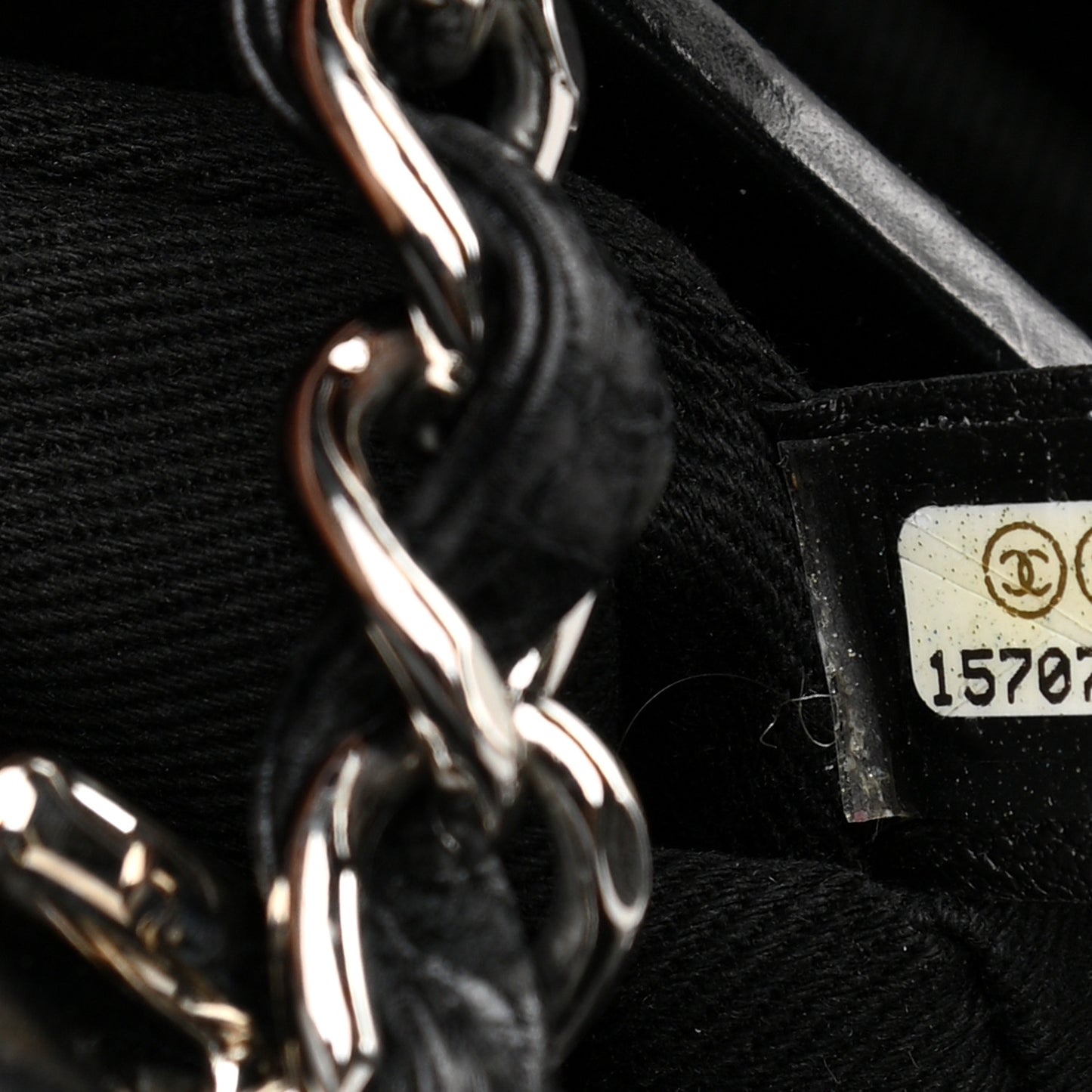 Patent Quilted Medium Just Mademoiselle Bowling Bag Black