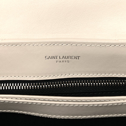 Saint Laurent Calfskin Y Quilted Monogram Toy Loulou Crossbody Bag Crema Soft 6 of 14