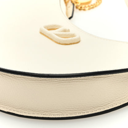 Valentino Garavani Calfskin Mini Vlogo Hobo Bag White 8 of 8
