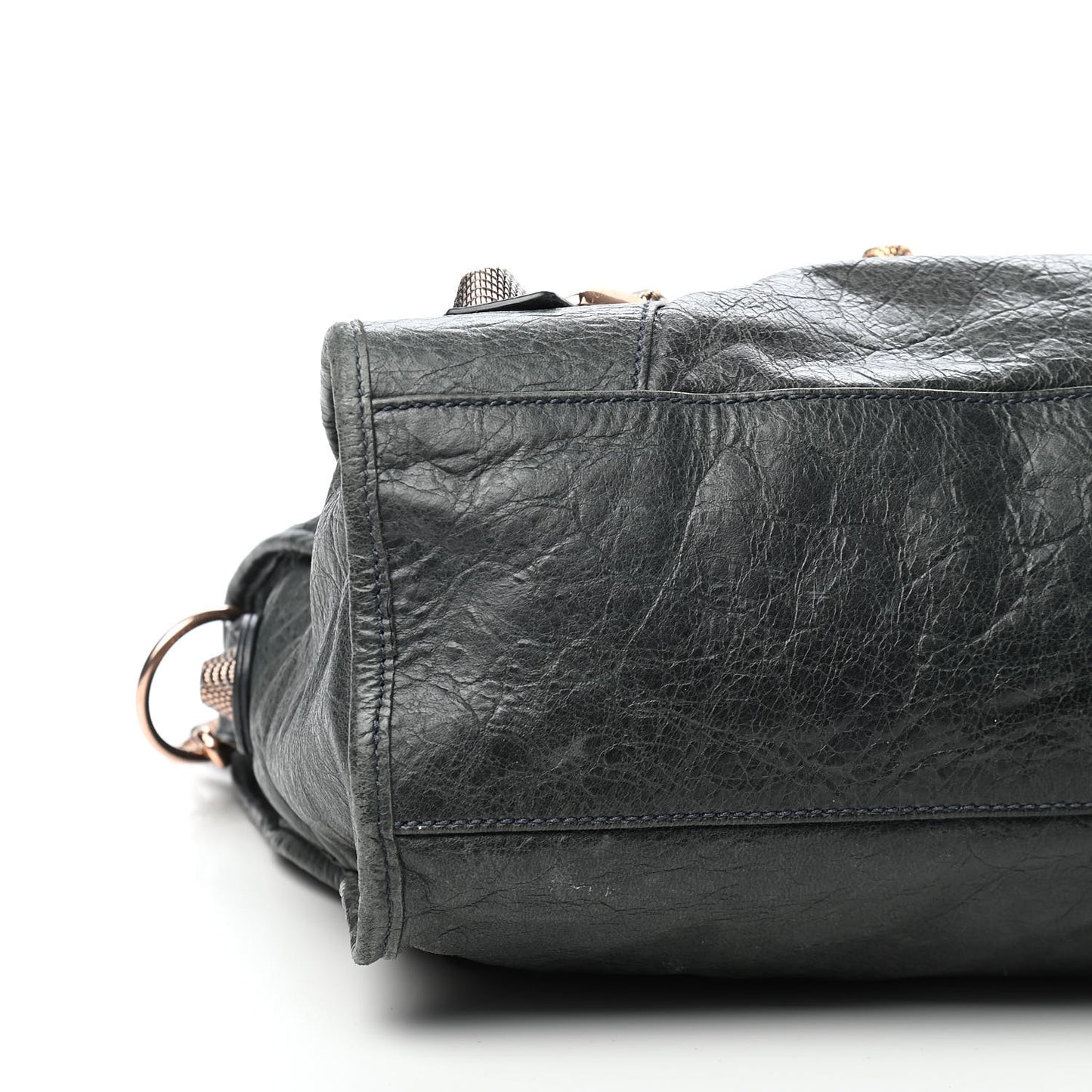 Agneau Giant 21 Rose Gold Hardware City Anthracite