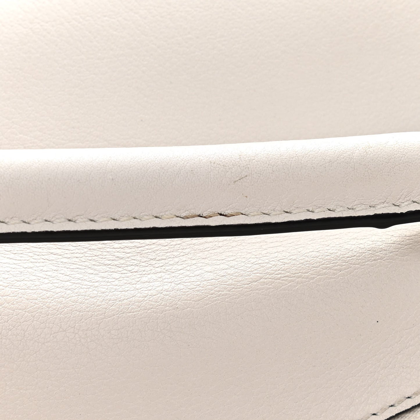 Calfskin Small Puzzle Bag White