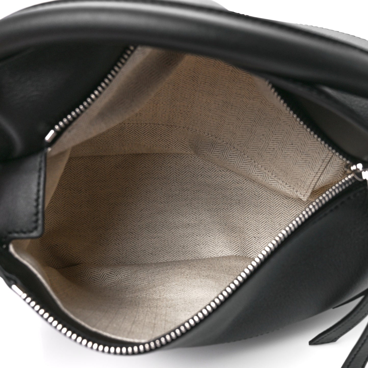 Calfskin Small Puzzle Bag Black