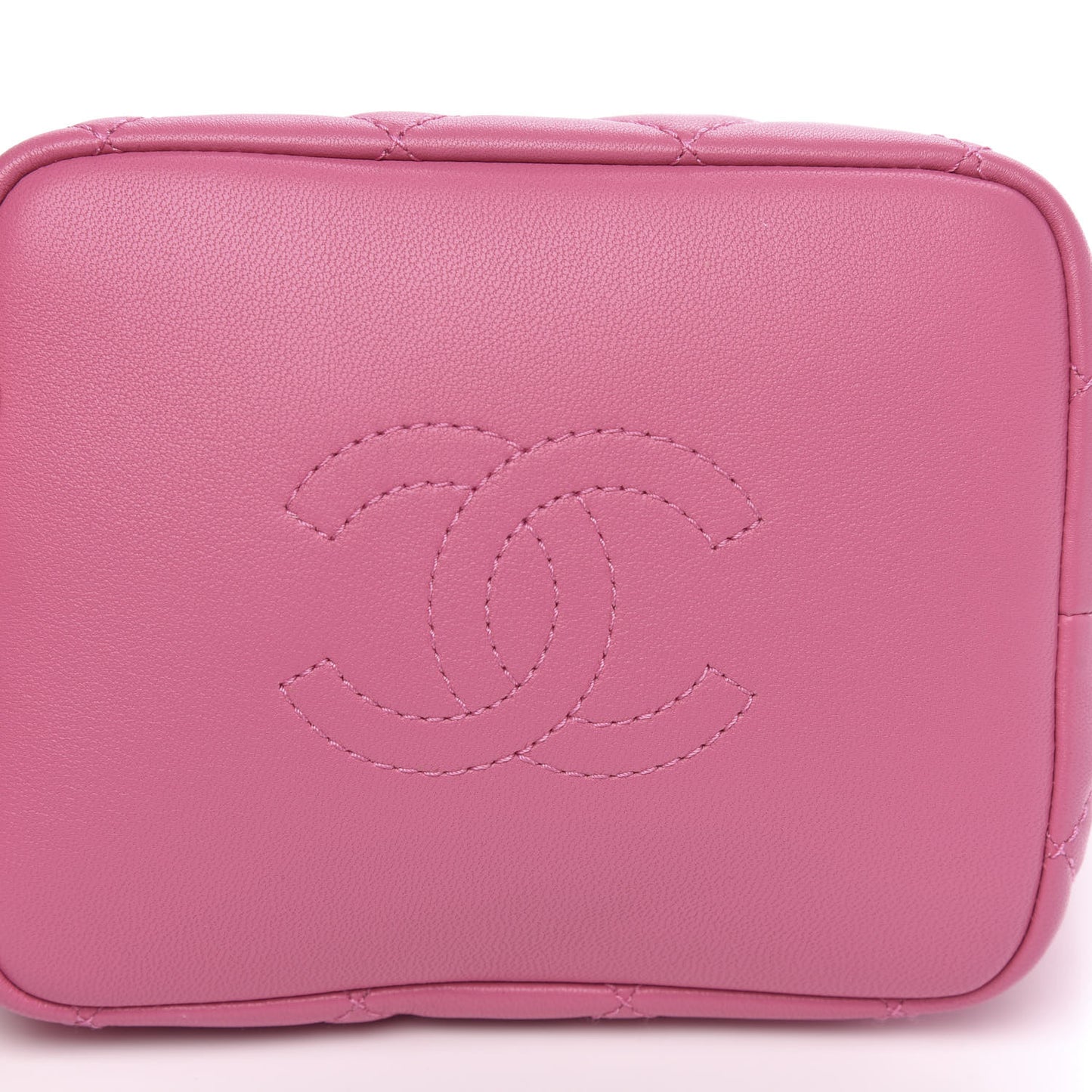 Lambskin Quilted Small Perfect Meeting Hobo Pink