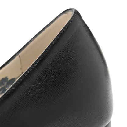 Gucci Malaga Kid GG Victoire 55mm Loafer Pumps 37 Black 10 of 10