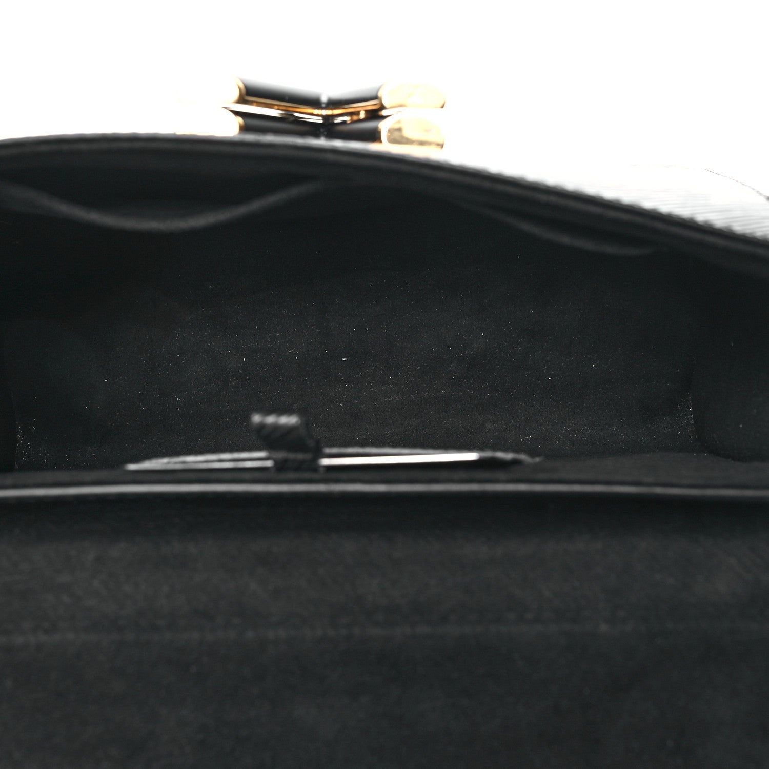 Louis Vuitton Epi Twist Shoulder Bag MM Matte Black Gold 5 of 10