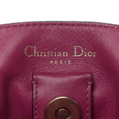 Christian Dior Bullcalf Medium Diorissimo Tote Black Rose Indien 7 of 15