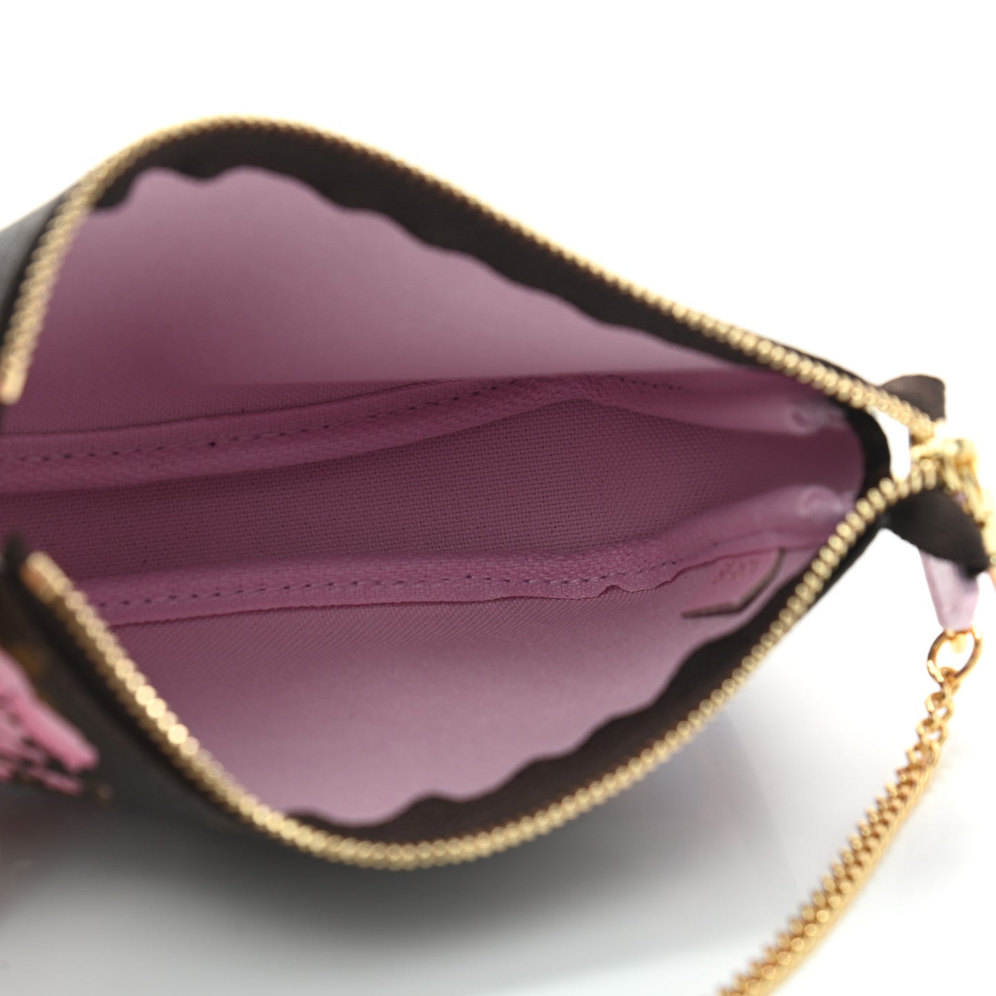 Monogram 2021 Christmas Animation Japanese Garden Mini Pochette Accessories Wisteria Pink