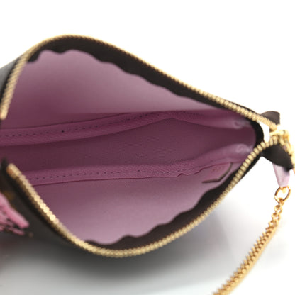 Louis Vuitton Monogram 2021 Christmas Animation Japanese Garden Mini Pochette Accessories Wisteria Pink 5 of 7