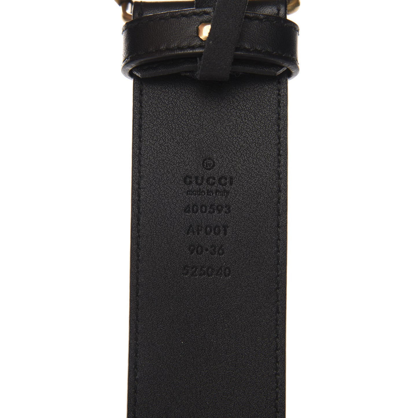 Calfskin Double G 40mm Belt 90 36 Black