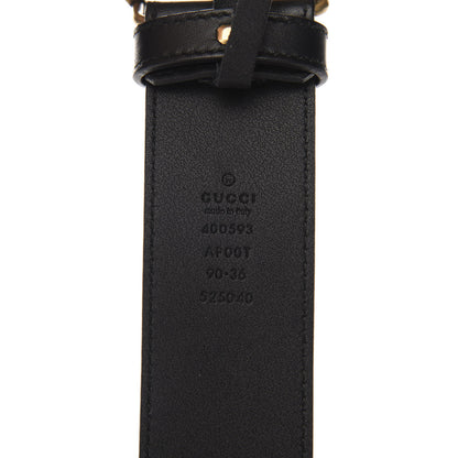 Gucci Calfskin Double G 40mm Belt 90 36 Black 3 of 4