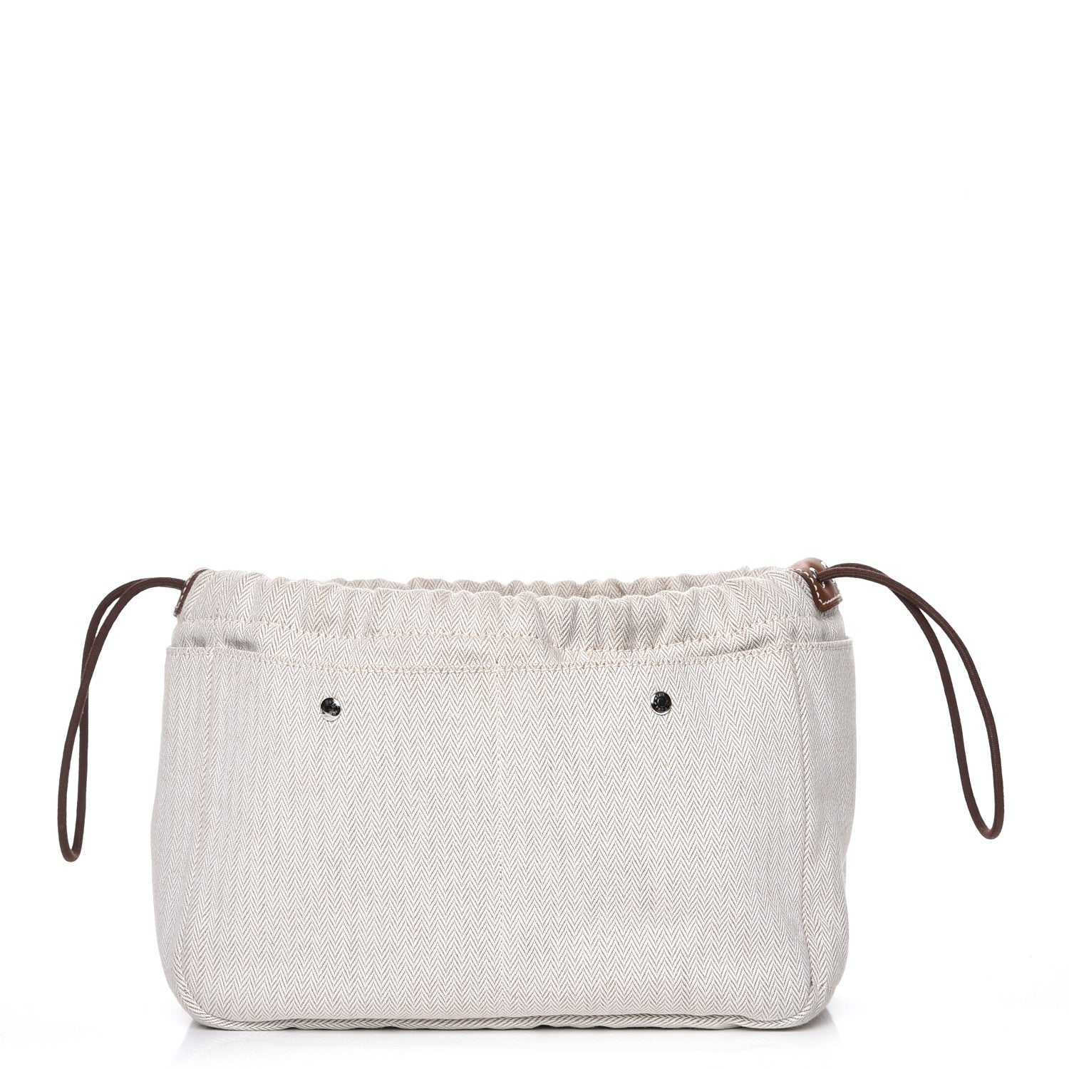 Hermes Canvas Barenia Fourbi 25 MM Pouch Naturel Fauve 1 of 6