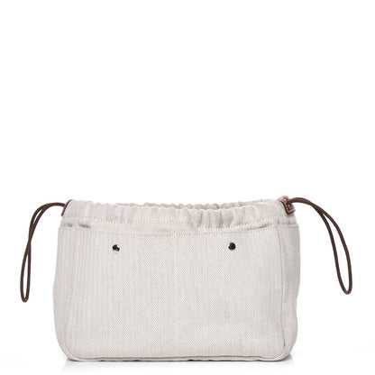 Hermes Canvas Barenia Fourbi 25 MM Pouch Naturel Fauve 1 of 6