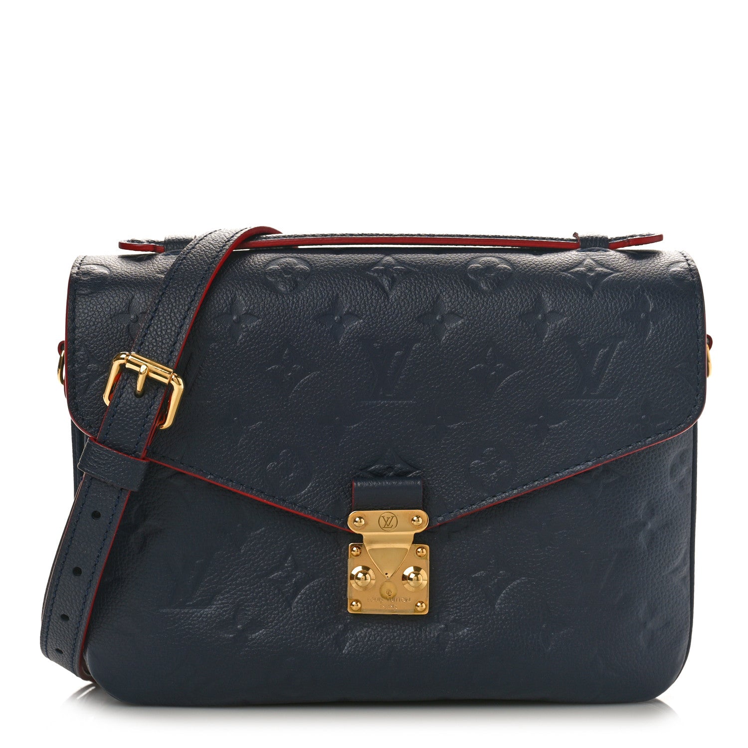 Louis Vuitton Empreinte Pochette Metis Marine Rouge 1 of 9