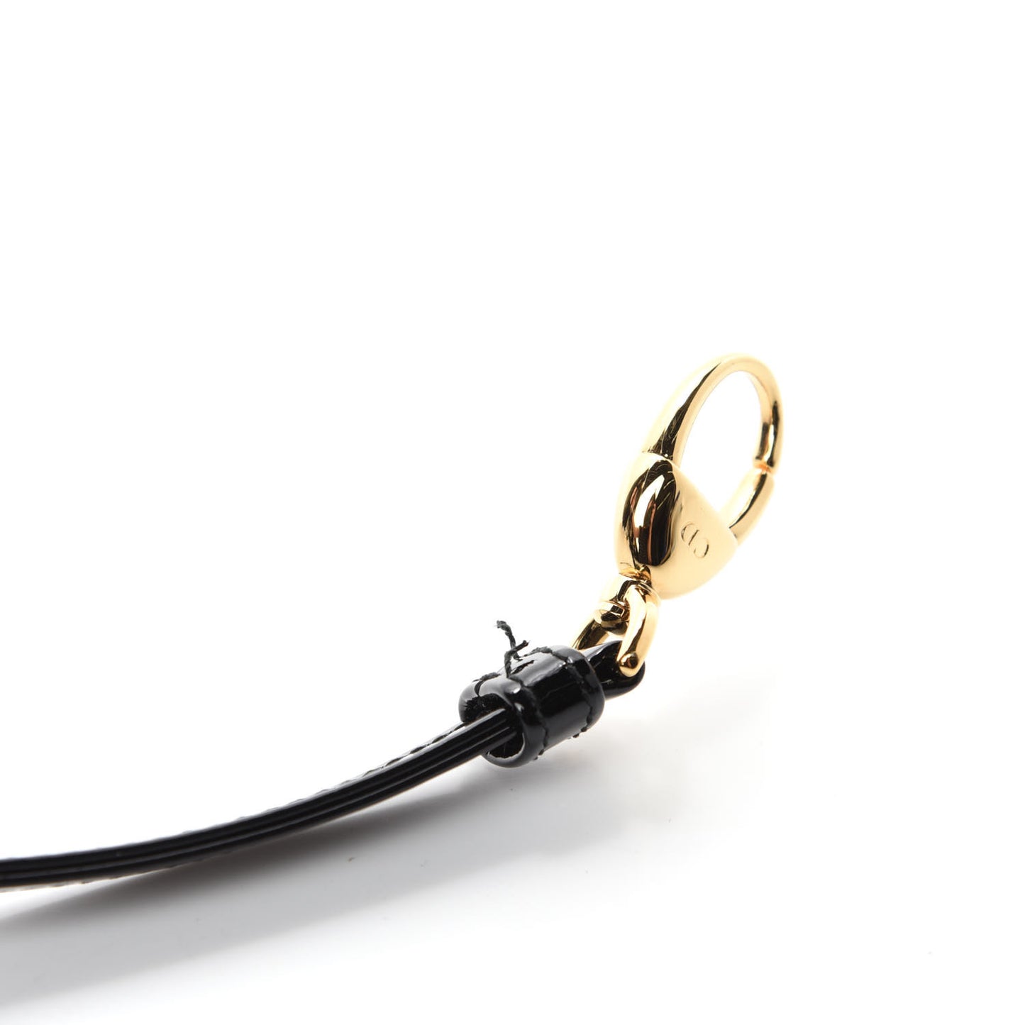 Patent Cannage Mini Lady Dior Black