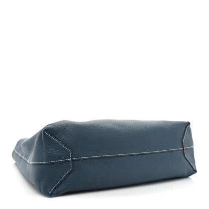 Hermes Taurillon Clemence Double Sens 36 Reversible Tote Menthe Colvert 7 of 20