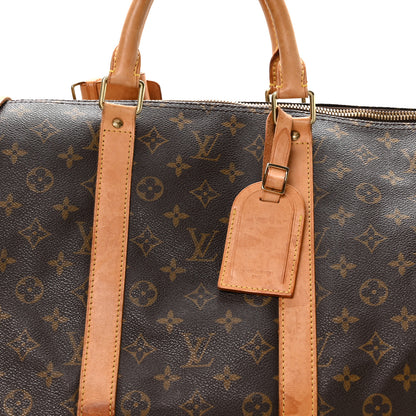 Louis Vuitton Monogram Keepall Bandouliere 55 7 of 10