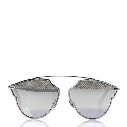 Christian Dior Studded So Real Sunglasses Silver White 2 of 7