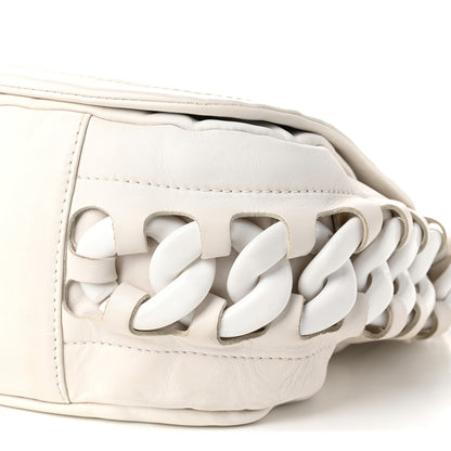 Chanel Calfskin Modern Chain Rhodoid Flap White 10 of 11