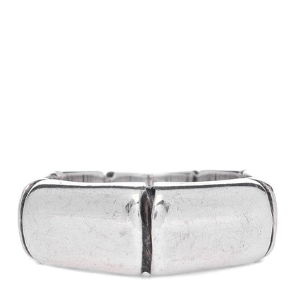 Gucci Sterling Silver Bamboo Band Ring 49 4.75 1 of 6