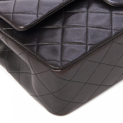 Chanel Lambskin Quilted Medium Double Flap Black 6 of 10