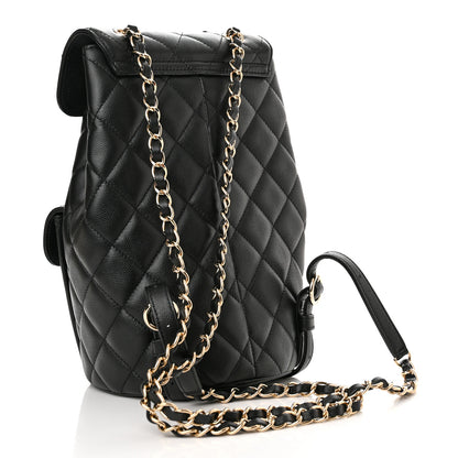 Chanel Caviar Quilted Pockets Backpack Black 2 of 11