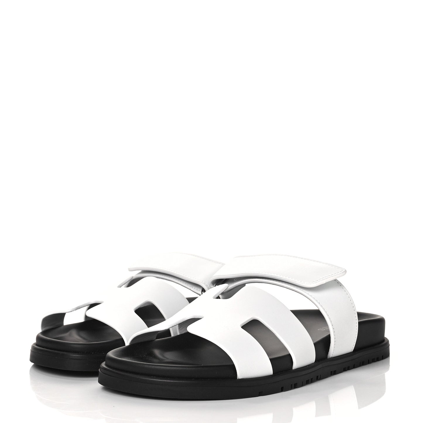 Calfskin Womens Chypre Sandals 37.5 White