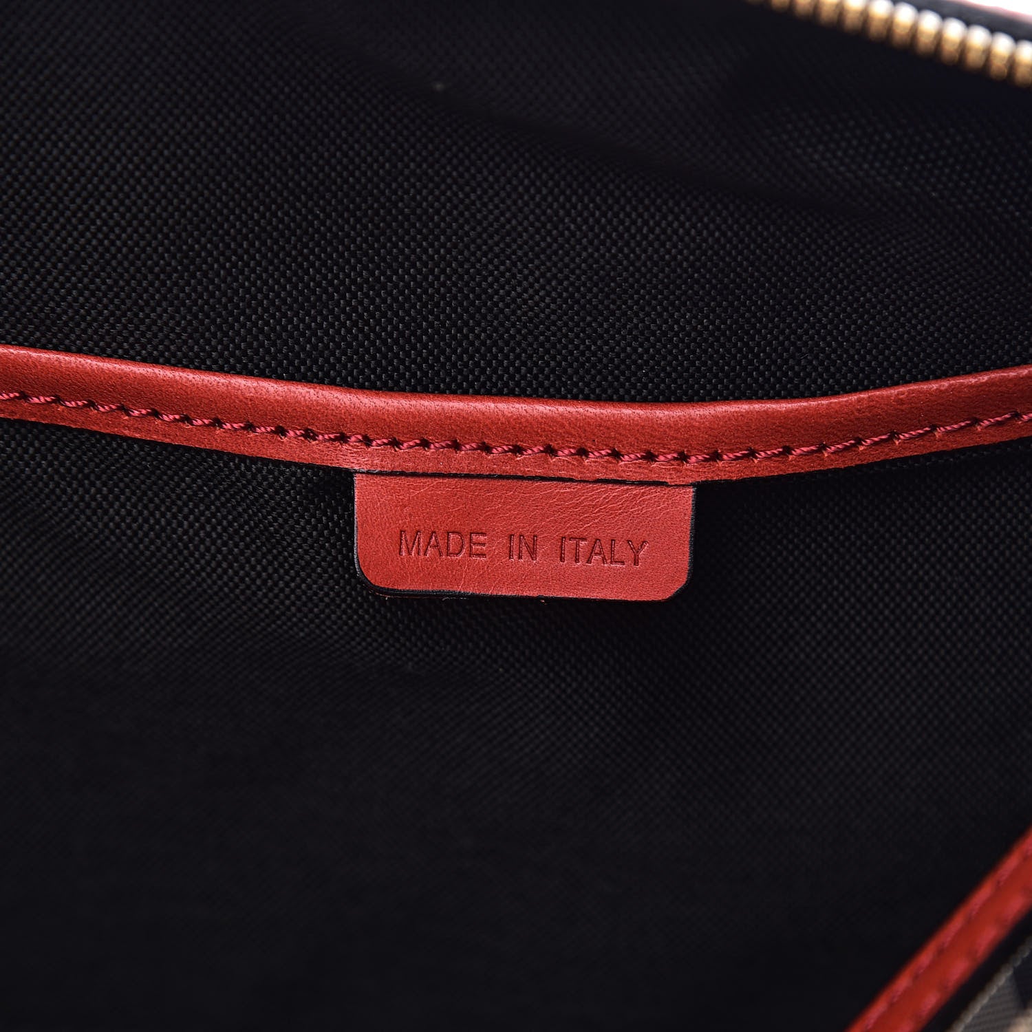 Burberry Horseferry Check Medium Alchester Bowling Bag Red 6 of 10