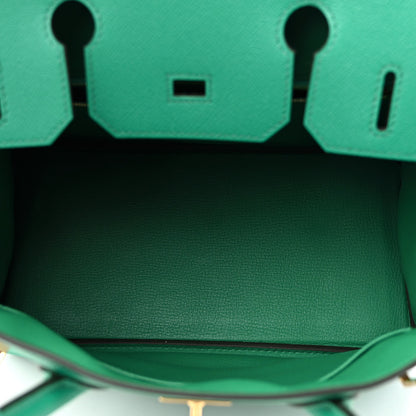 Hermes Epsom Birkin 30 Vert Vertigo 5 of 10