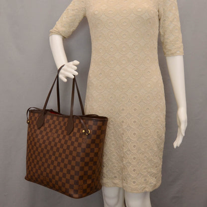 Louis Vuitton Damier Ebene Neverfull MM 2 of 7