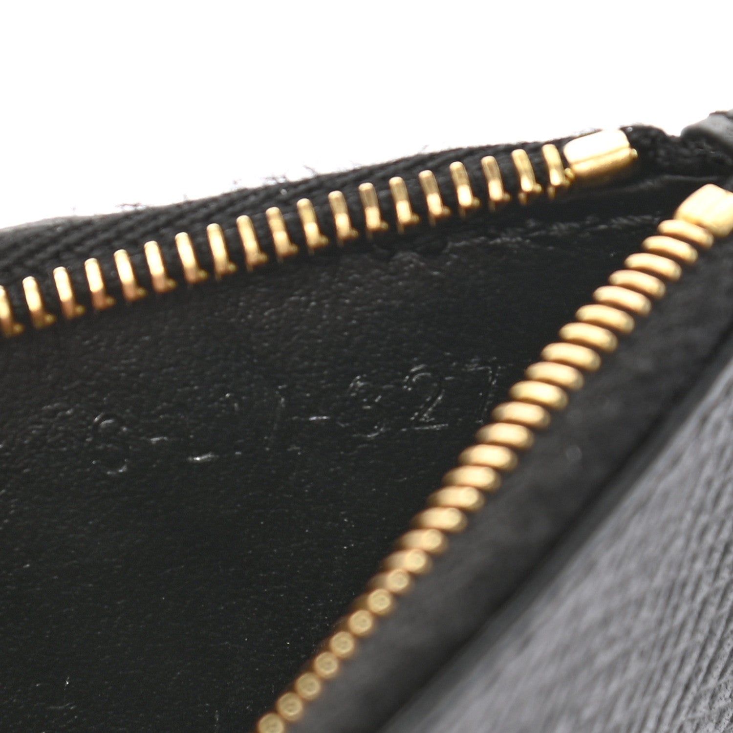 Celine Grained Calfskin Zipped Card Holder Black 8 of 9