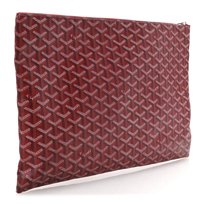 Goyard Goyardine Senat Pochette GM Red 6 of 12