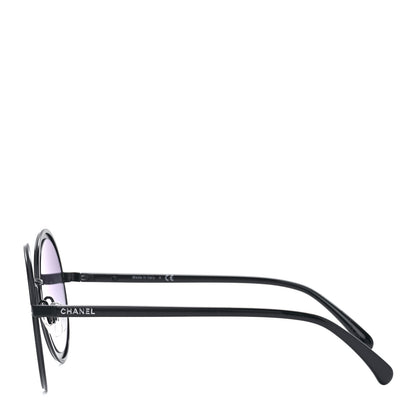 Chanel Round Sunglasses 4226 Black 3 of 8
