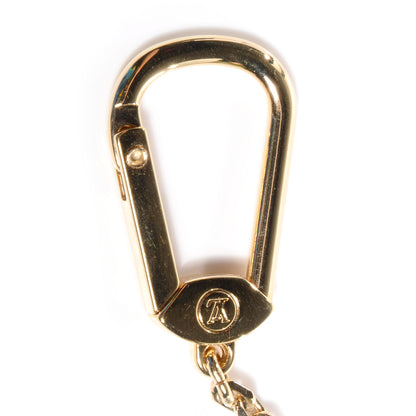 Louis Vuitton Vachetta Groom Key Ring Bag Charm Blue 4 of 6