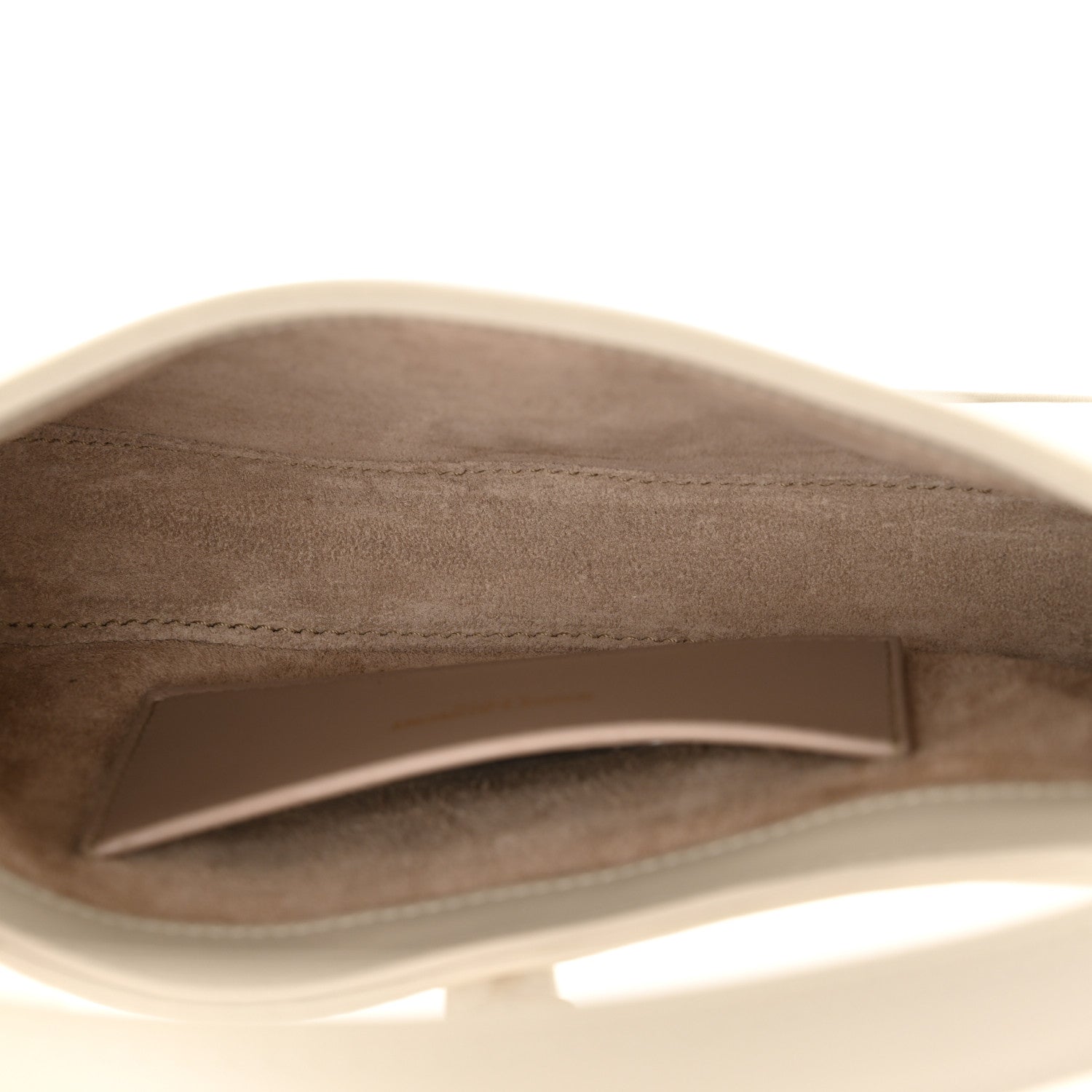 Saint Laurent Smooth Calfskin Le 5 A 7 Mini Hobo Blanc Vintage 5 of 10
