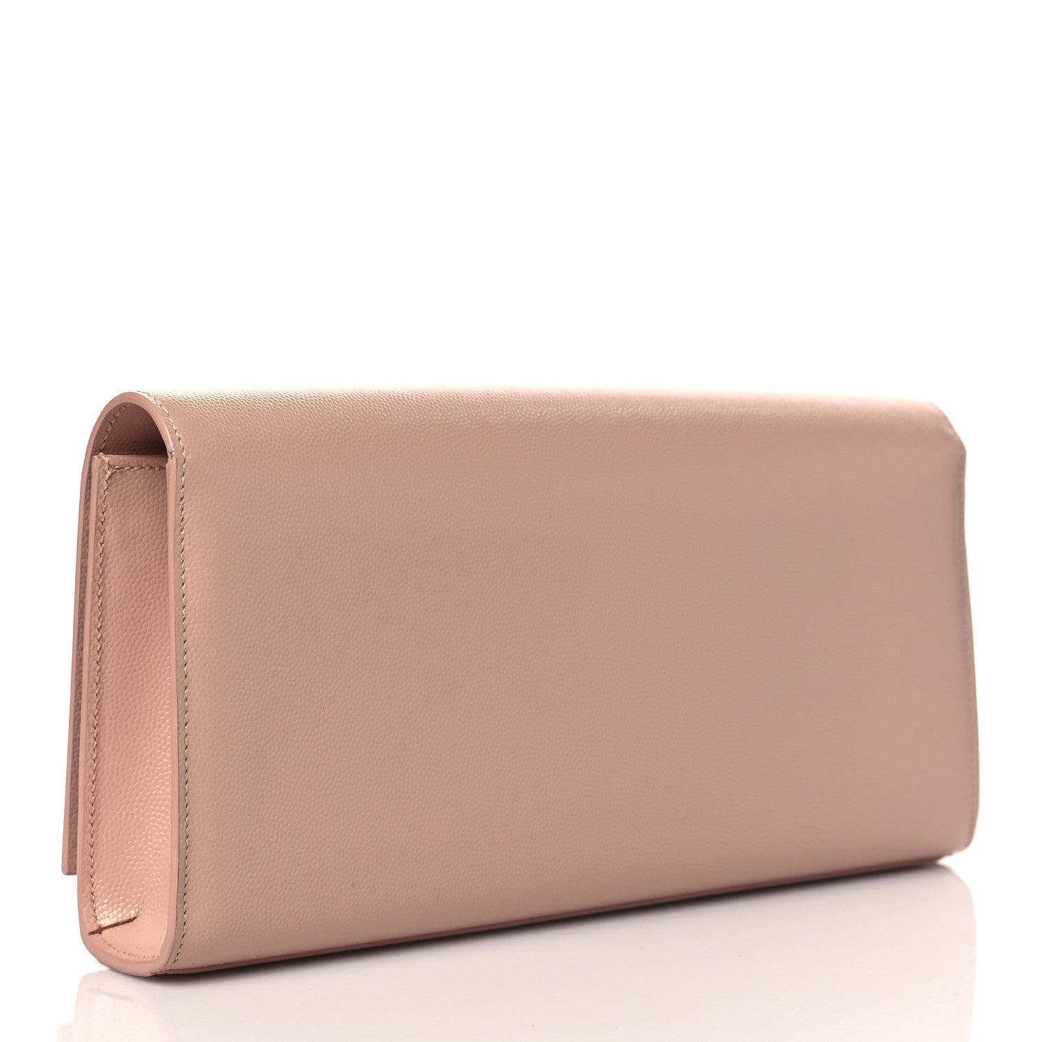 Saint Laurent Grain De Poudre Classic Monogram Cassandre Clutch Blush 3 of 11