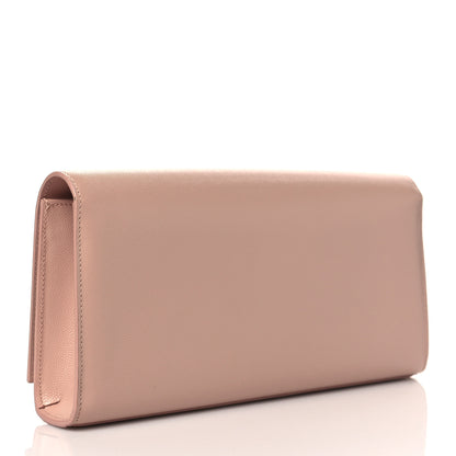 Saint Laurent Grain De Poudre Classic Monogram Cassandre Clutch Blush 3 of 11