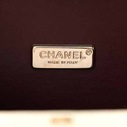 Chanel Lambskin Room Card Minaudiere Evening Bag White Gold 6 of 15