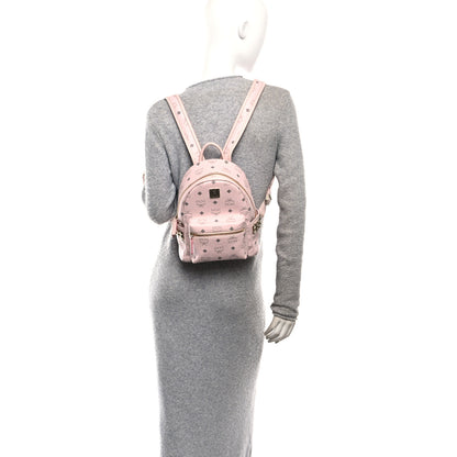MCM Visetos Outline Stud Mini Stark Backpack Soft Pink 2 of 11
